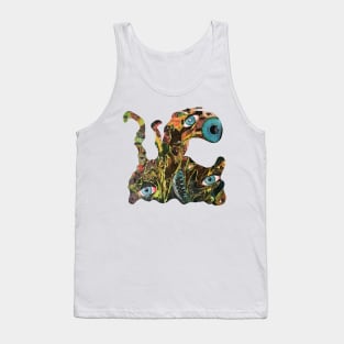 Slime Monster Collage/Decollage Tank Top